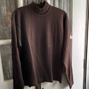 Como Brown Pullover Sweater size S